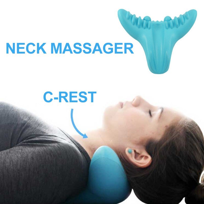 Shiatsu massage pillow C-rest neck and neck cervical spine relaxation muscle memory foam pillow Shiatsu massage pillow C-rest neck and neck cervical spine relaxation muscle memory foam pillow